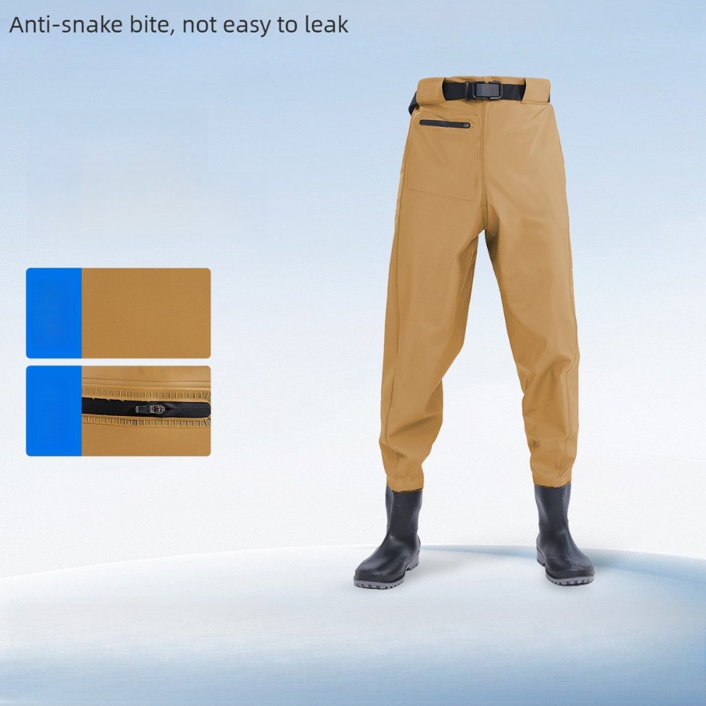 Fishing Waders - Waterproof Breathable Hip Waders, Nylon Half-Body