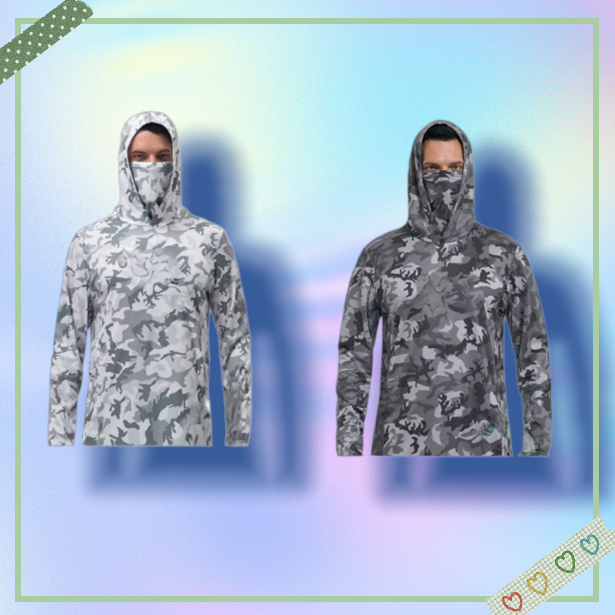 Fishing Mask Sun Protection - Men's Summer Outdoor Fishing Shirt Long