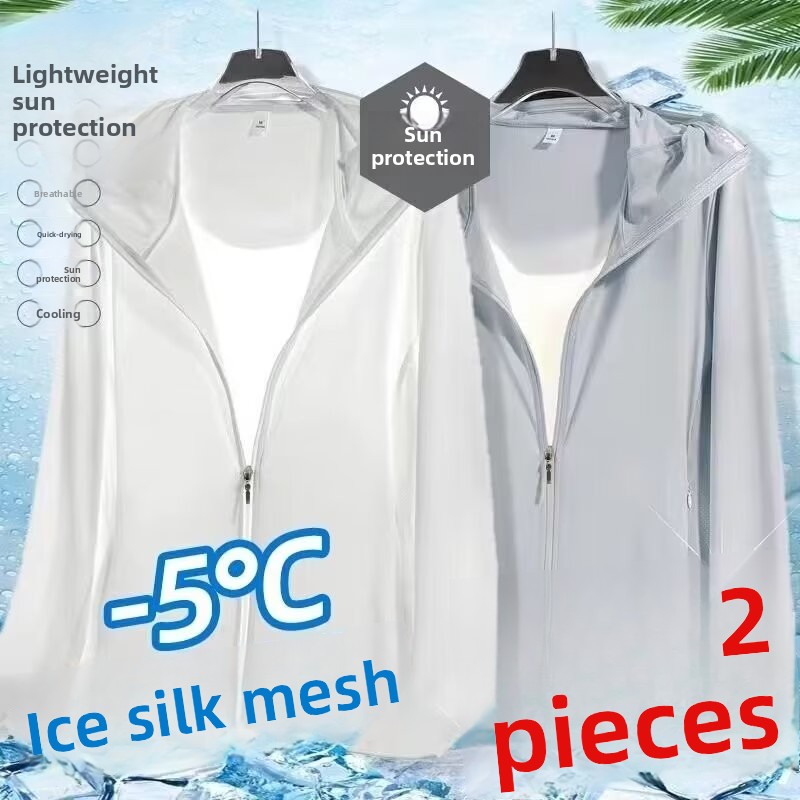 Fishing Shirt Uv Protection - Ice Silk Men's Summer Thin Air