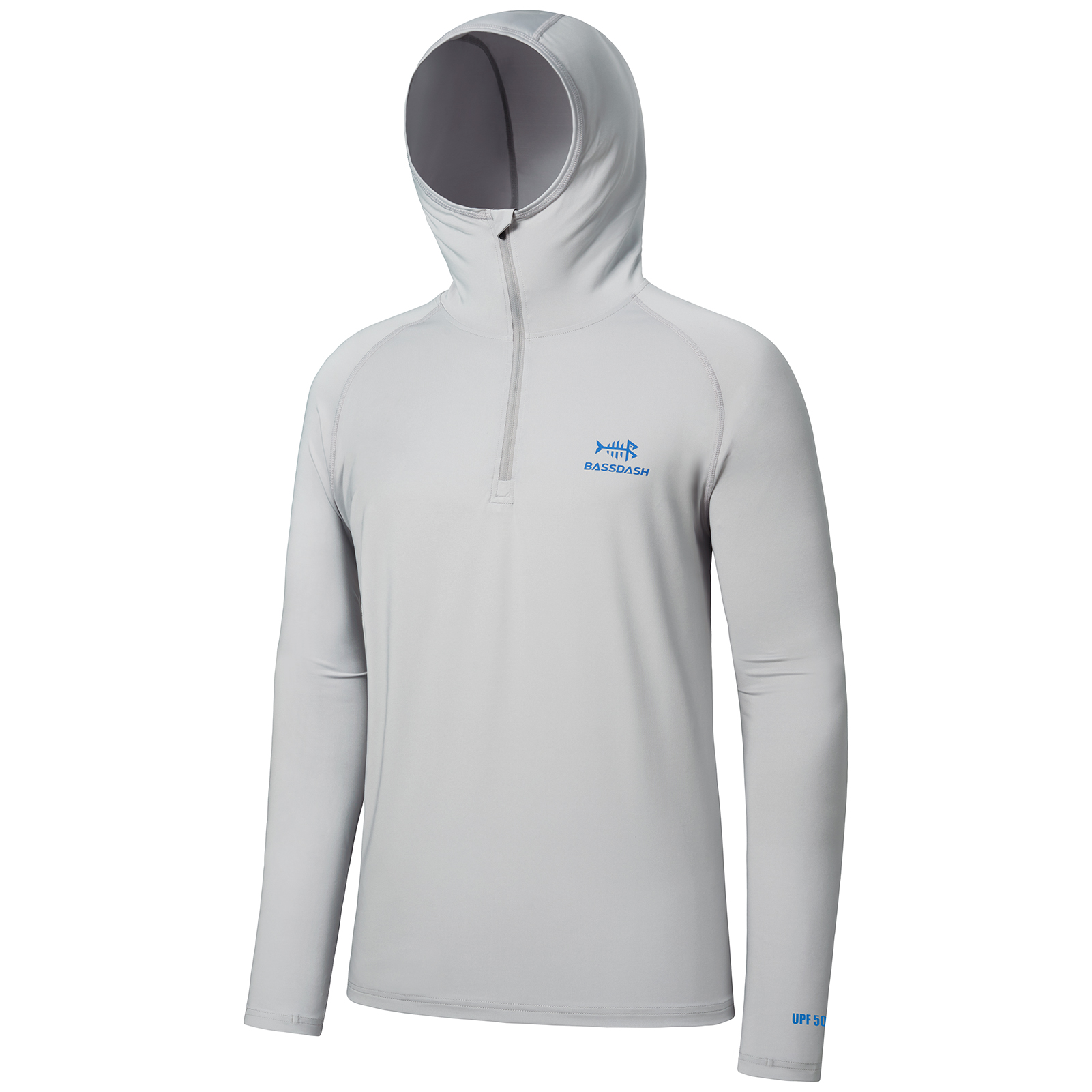 Fishing Hoodie - Bassdash Men’s UPF 50+ 1/4 Zip