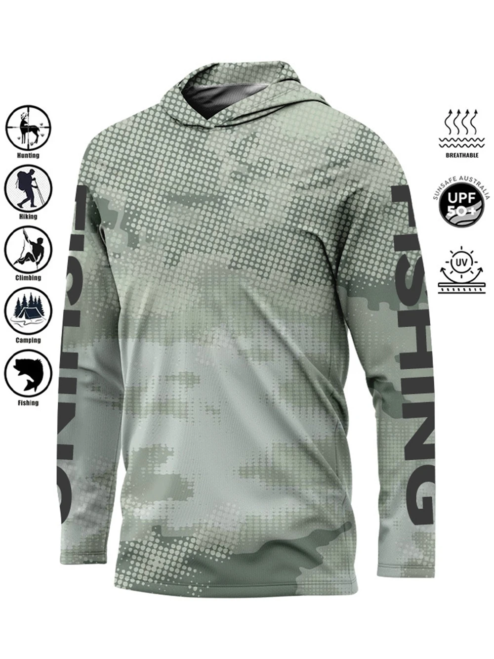 Fishing Shirt Uv Protection - MALFC Hood Fishing Shirt Fishing Apparel