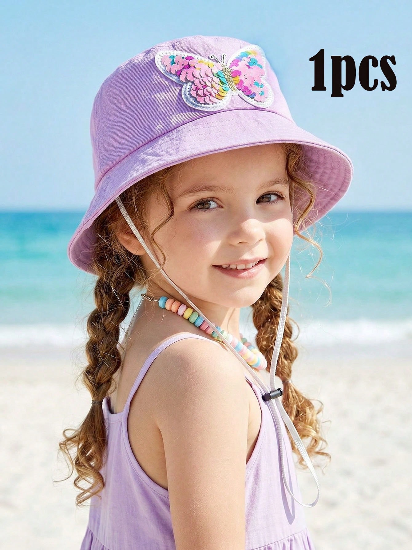 1pcs 3-8Y Girls Sequined Butte – обзор и цена Fishing Hat