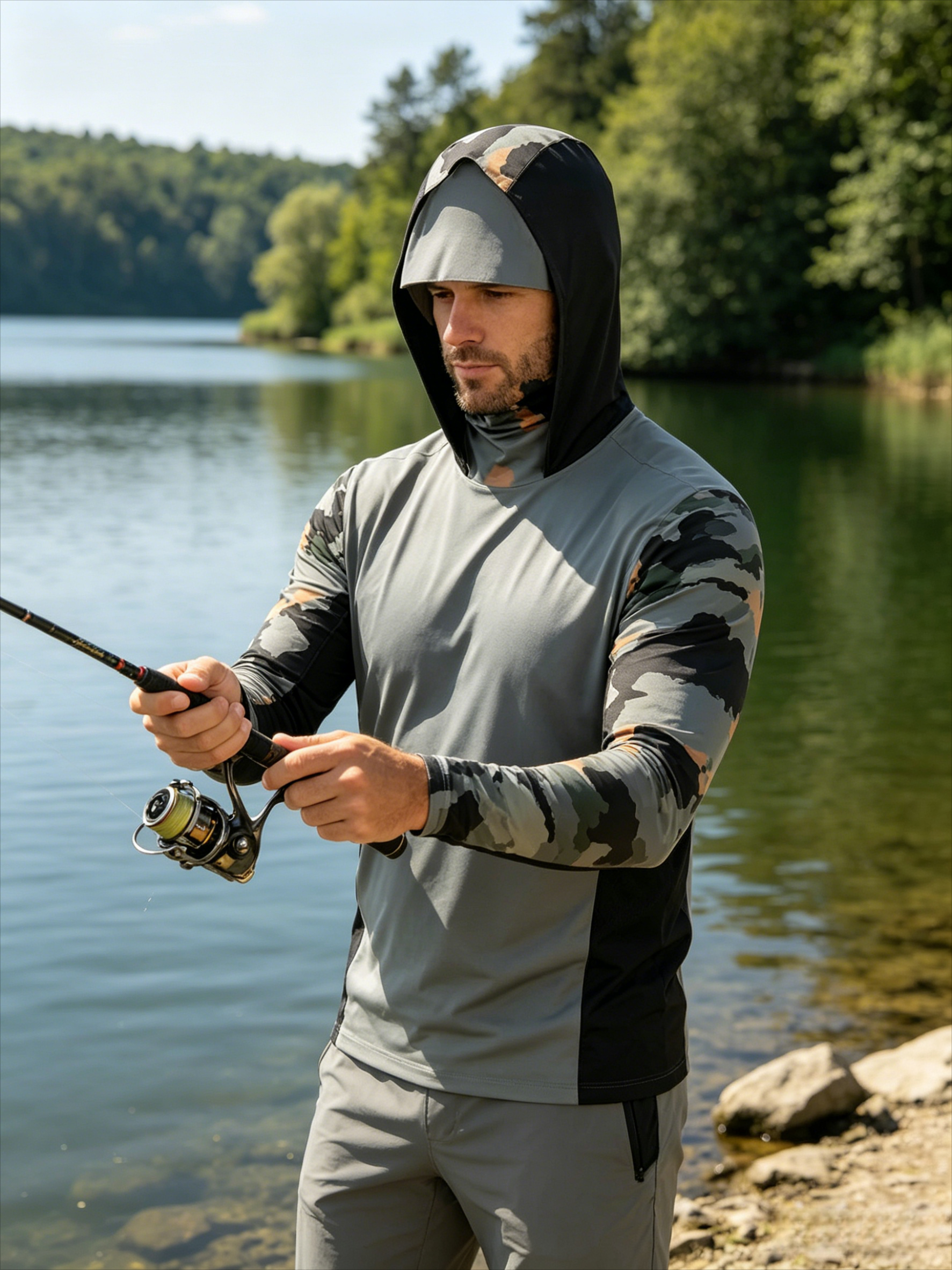 2026Fishing Shirts Long Sleeve – обзор и цена Fishing Mask Sun Protection