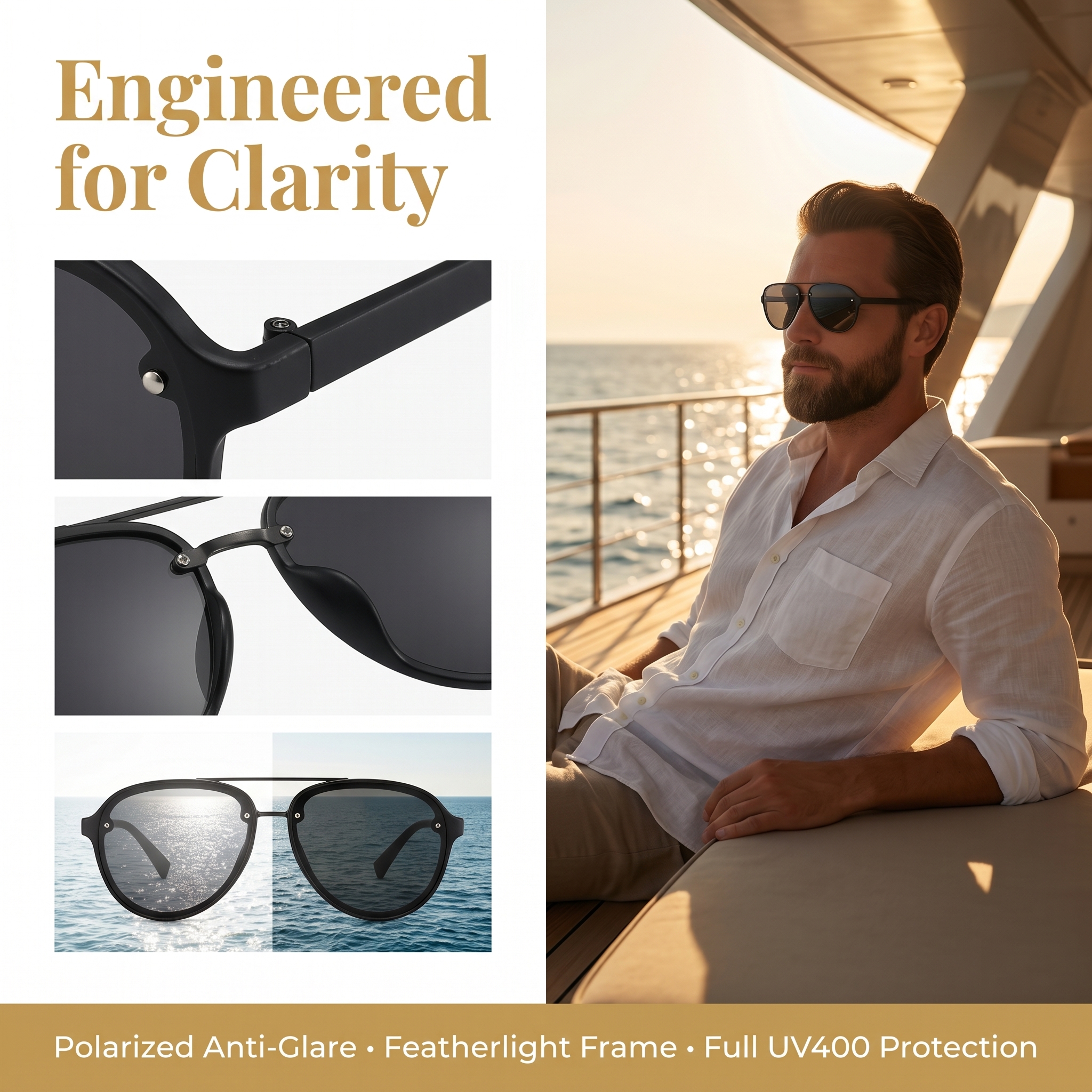 CHALK Polarized Men's Sunglass – обзор и цена Fishing Sunglasses Polarized