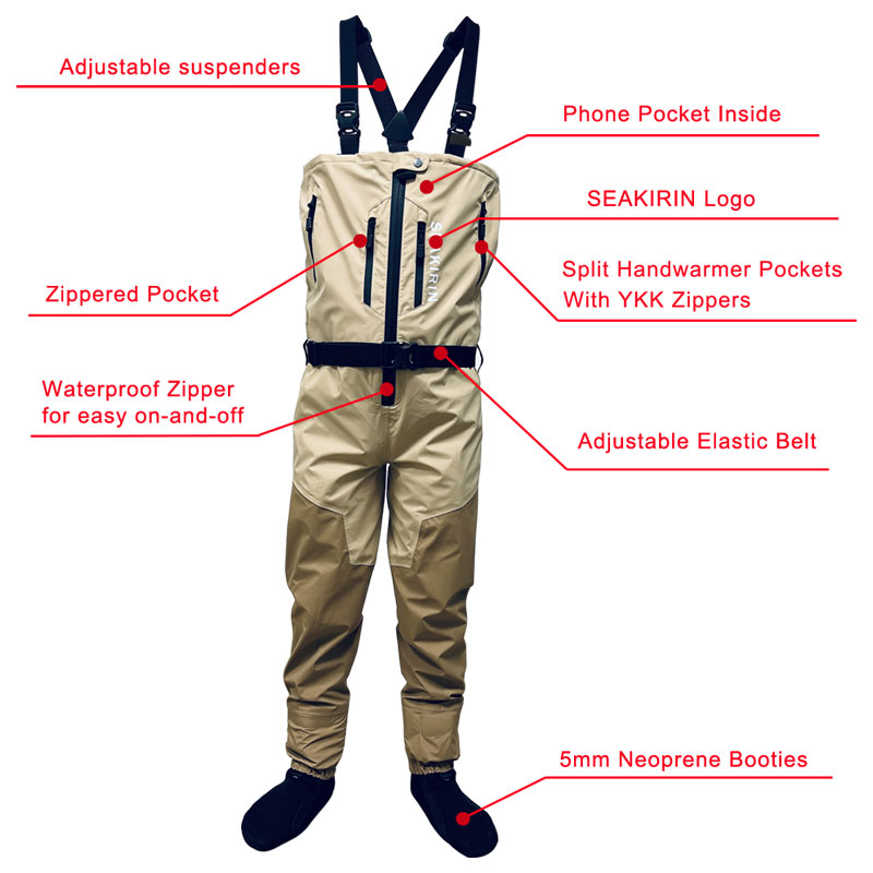 Zip-front Breathable Stout Che – обзор и цена Fishing Waders