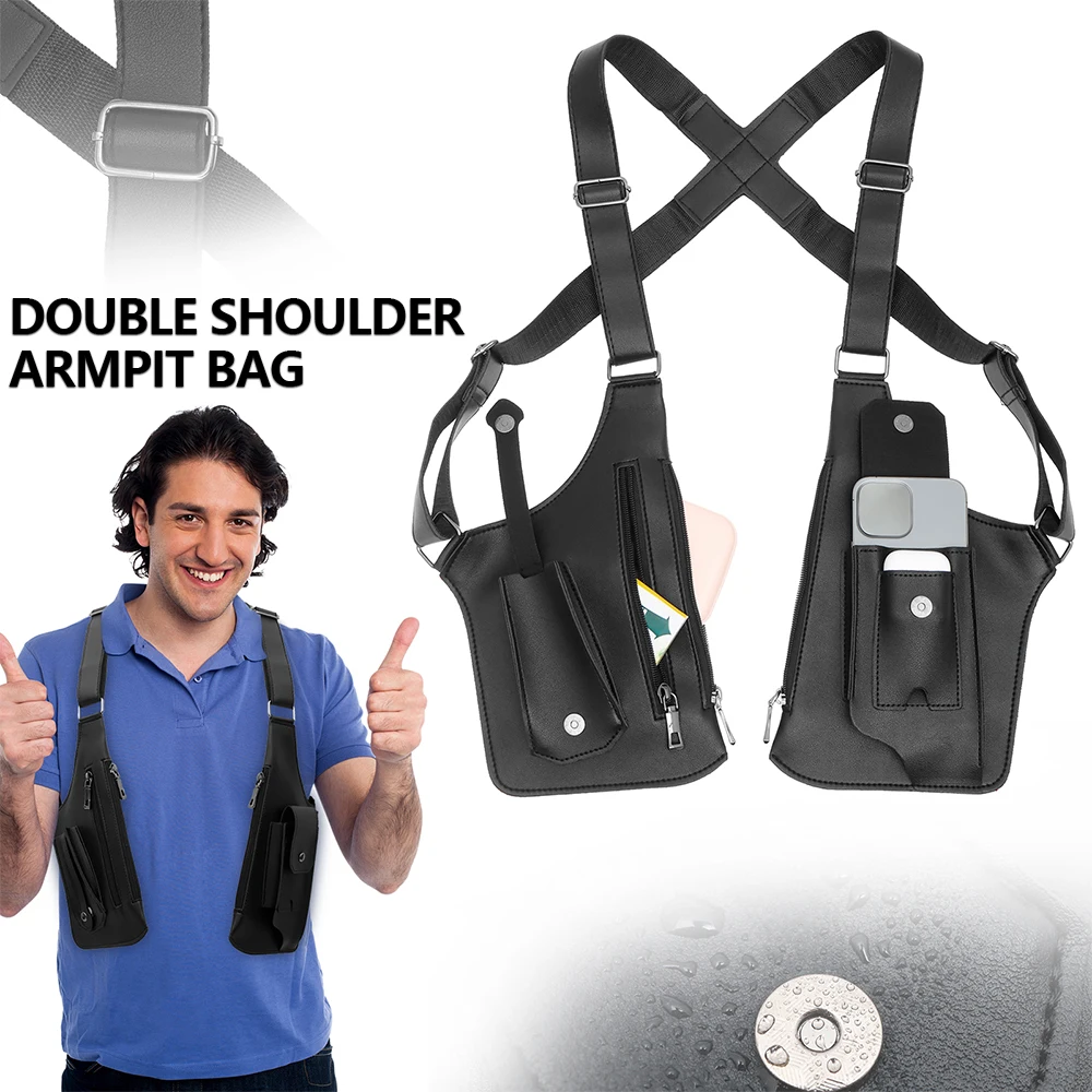 Underarm Anti Theft Bag PU Dou – обзор и цена Fishing Bag Waterproof