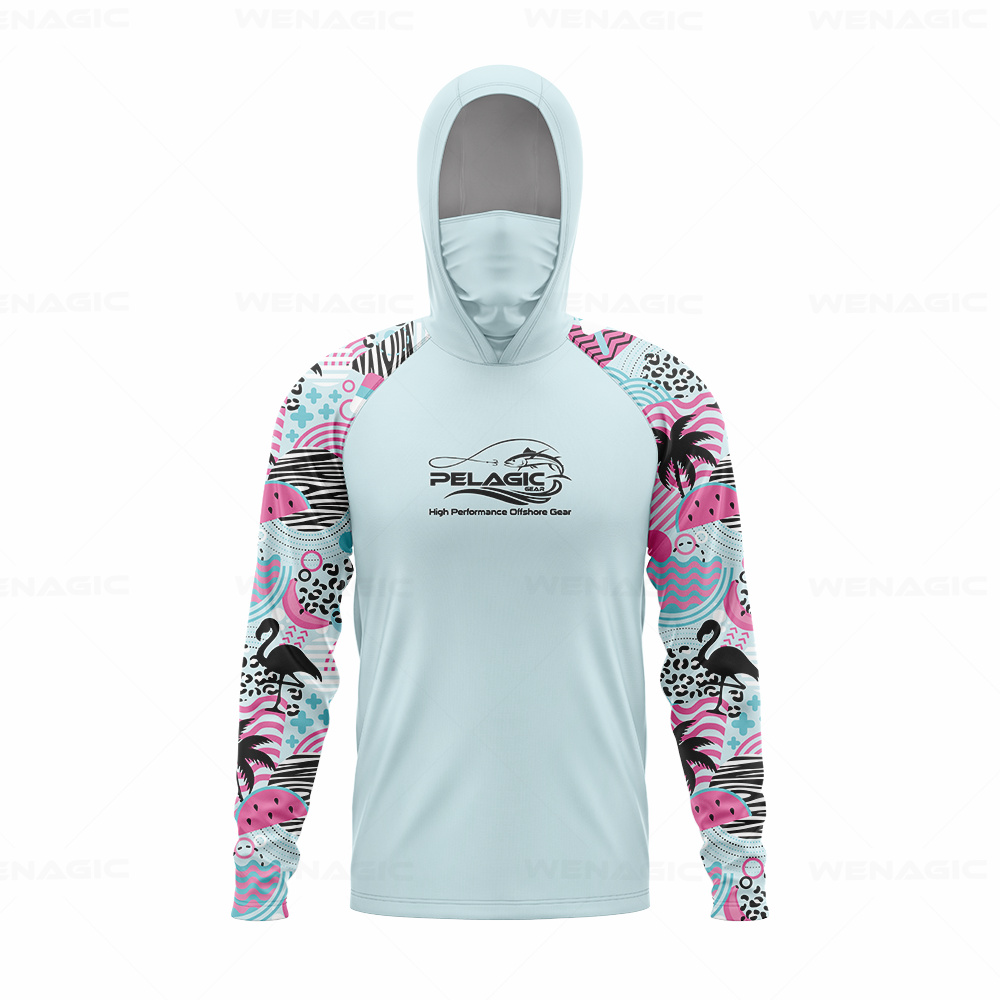 pelagic gear Men Hood Fishing  – обзор и цена Fishing Shirt Uv Protection