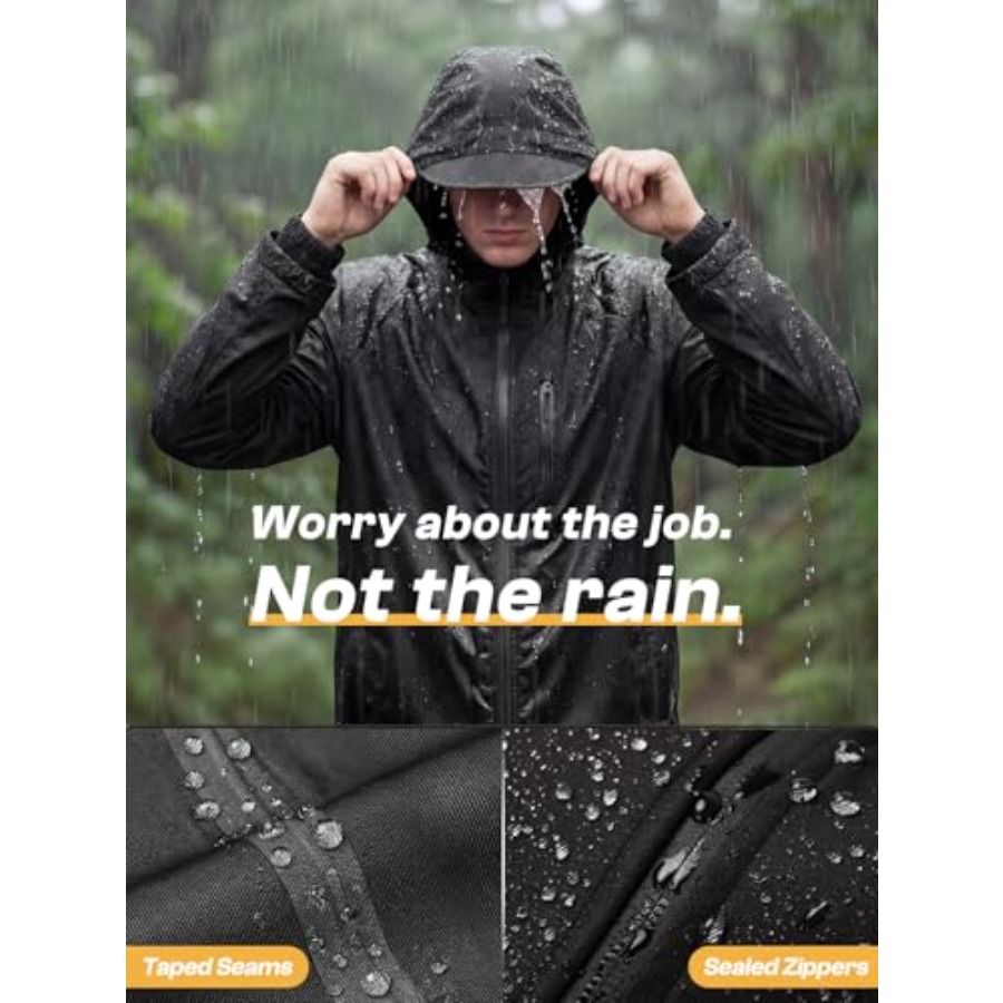 Men's Waterproof Rain Gear 2pc – обзор и цена Fishing Rain Suit