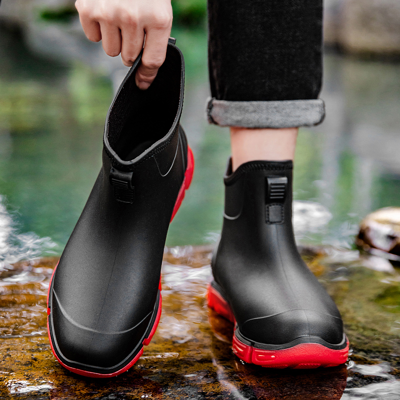 Fashion Men's Short Rain Boots – обзор и цена Fishing Boots