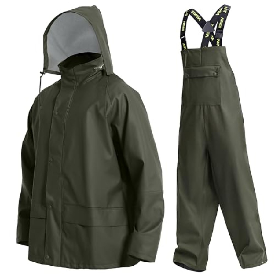 Mens PRO Workwear 3-Piece Wate – обзор и цена Fishing Pants Waterproof