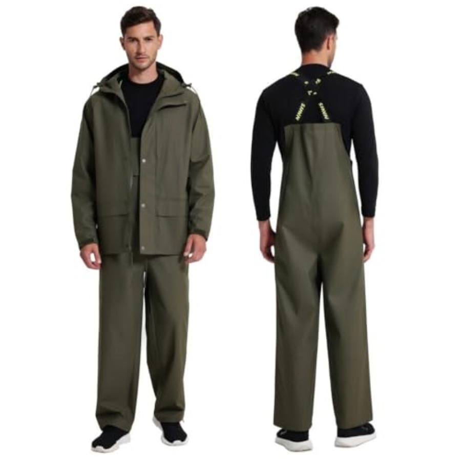 Mens PRO Workwear 3-Piece Wate – обзор и цена Fishing Pants Waterproof