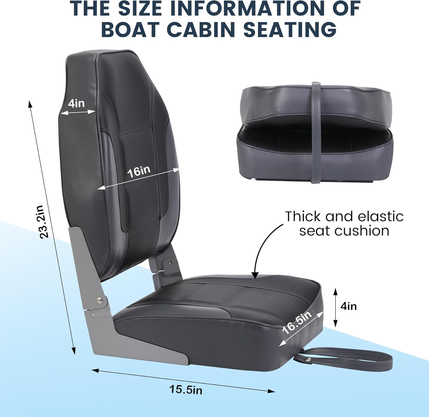 2 Pack Folding Boat Seats, Hig – обзор и цена Fishing Backpack