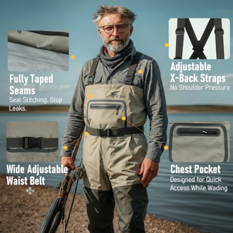 Fishing Chest Waders for Men a – обзор и цена Fishing Waders