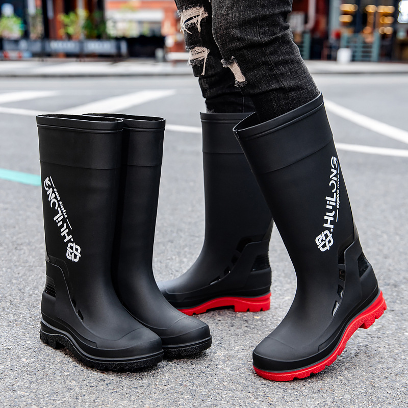 New Men's High-Tube Fleece-Lin – обзор и цена Fishing Boots