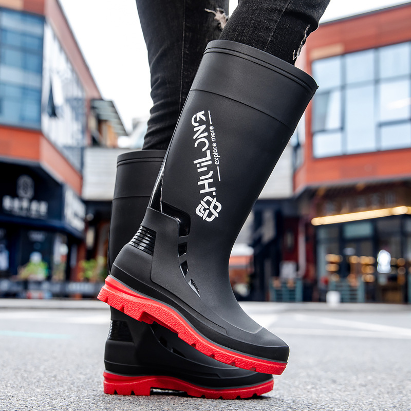 New Men's High-Tube Fleece-Lin – обзор и цена Fishing Boots