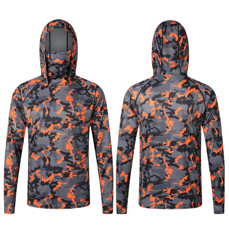 Camouflage Fishing T-shirt wit – обзор и цена Fishing Shirt Uv Protection