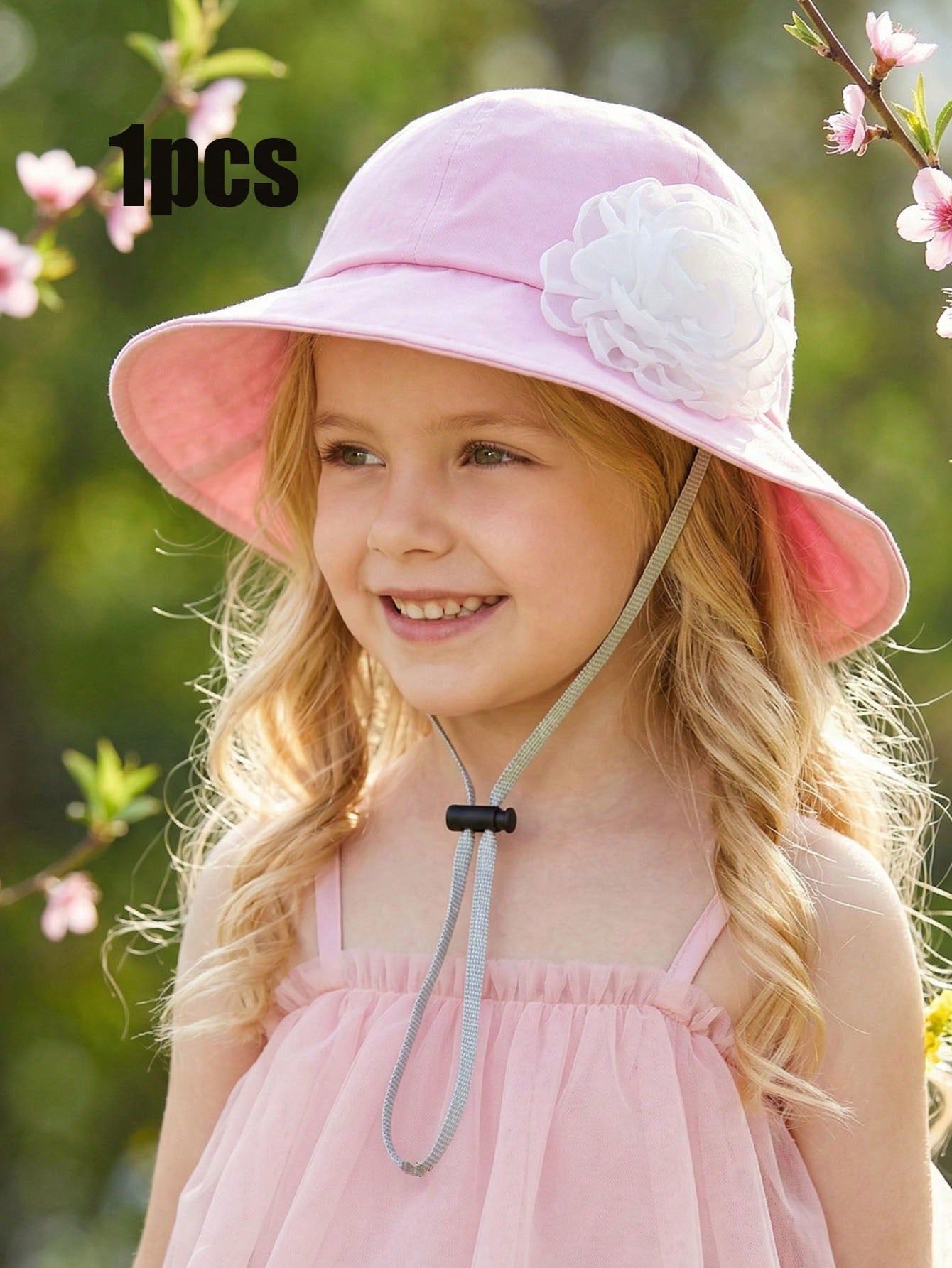 1Pc 3-8Y Girls White Big Flowe – обзор и цена Fishing Hat