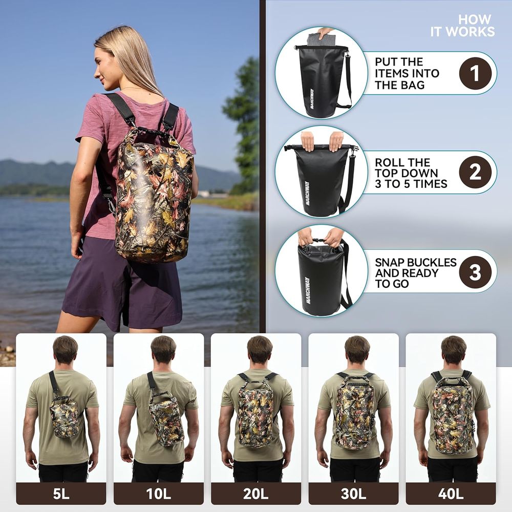 Floating Waterproof Dry Bag Ba – обзор и цена Fishing Backpack