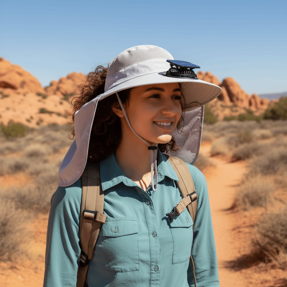Gift UPF50+ Solar Fan Hat Wate – обзор и цена Fishing Hat