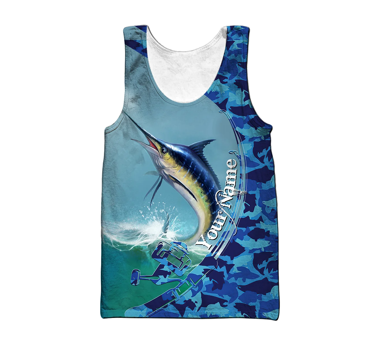 Custom name Mahi mahi fishing  – обзор и цена Fishing Vest