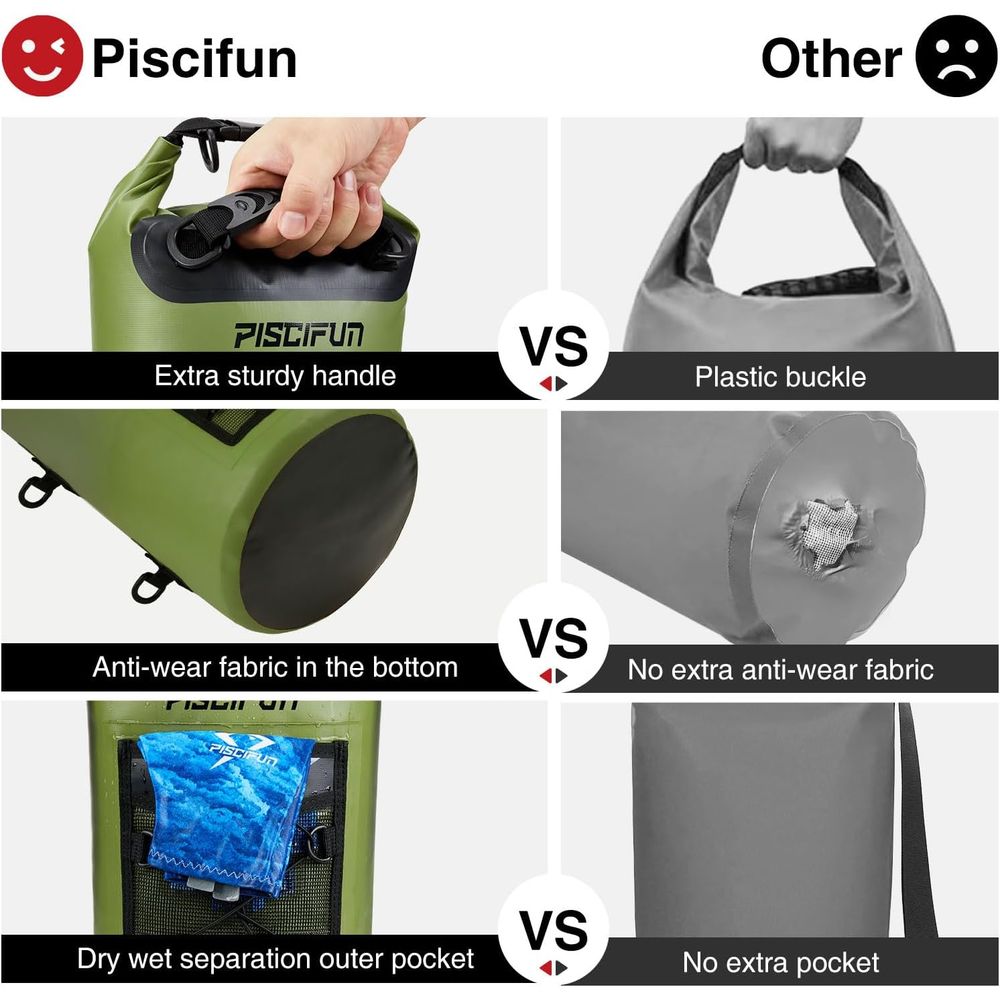 10-40L Waterproof Dry Bags for – обзор и цена Fishing Bag Waterproof