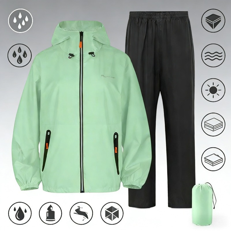 Men Women Waterproof Rain Suit – обзор и цена Fishing Rain Suit
