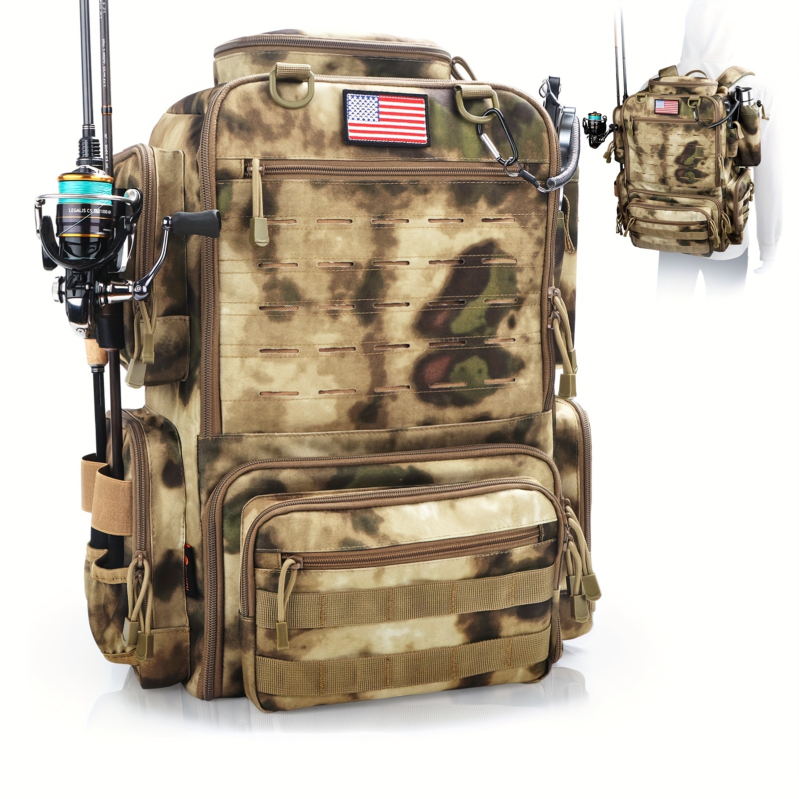 A Spacious 11.89gal Fishing Ba – обзор и цена Fishing Backpack