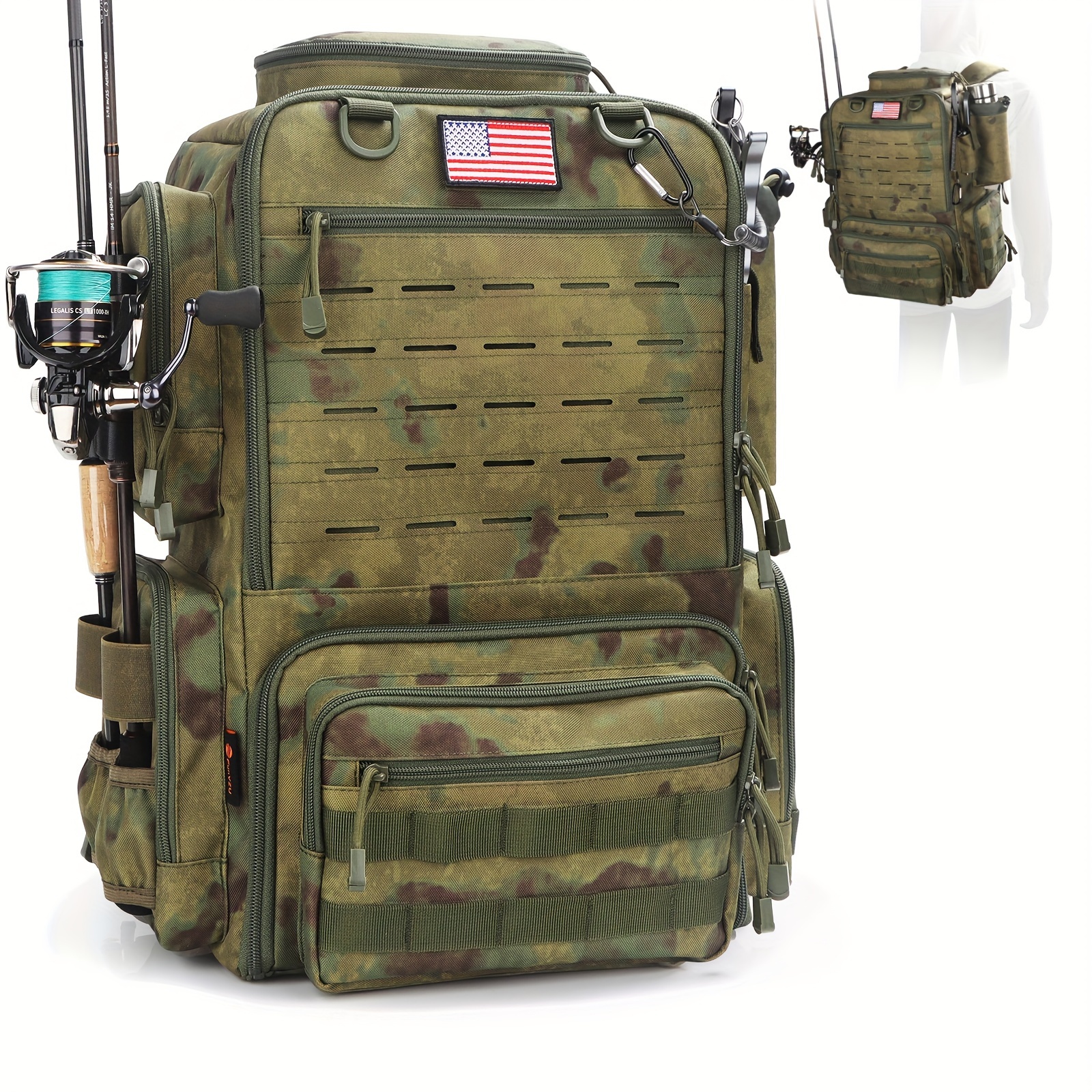 A Spacious 11.89gal Fishing Ba – обзор и цена Fishing Backpack