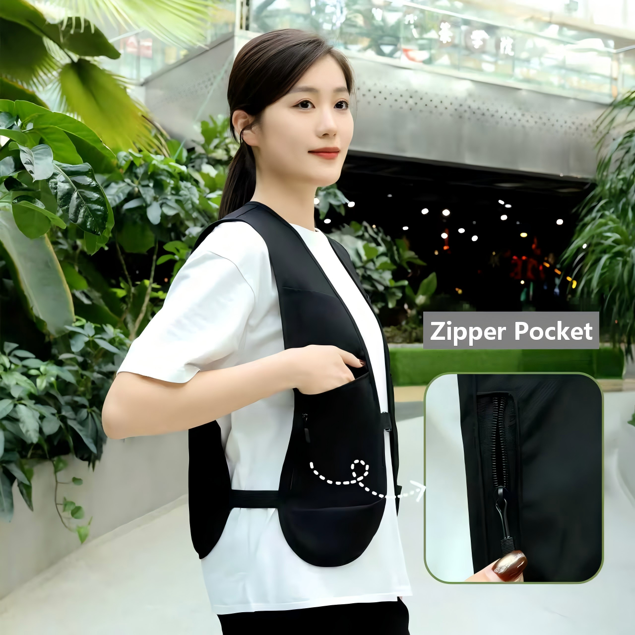 Zipper type work vest super li – обзор и цена Fishing Vest