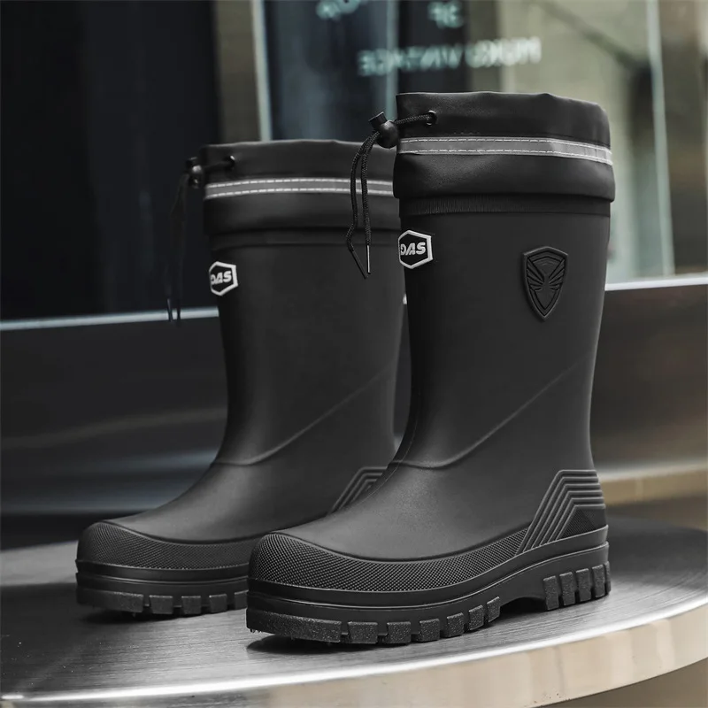 Fashion Men's Rain Boots Mid-C – обзор и цена Fishing Boots