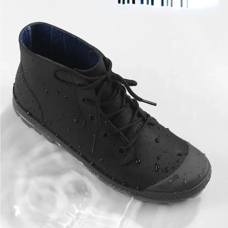 Winter Men Rain Boots Lace-up  – обзор и цена Fishing Waders
