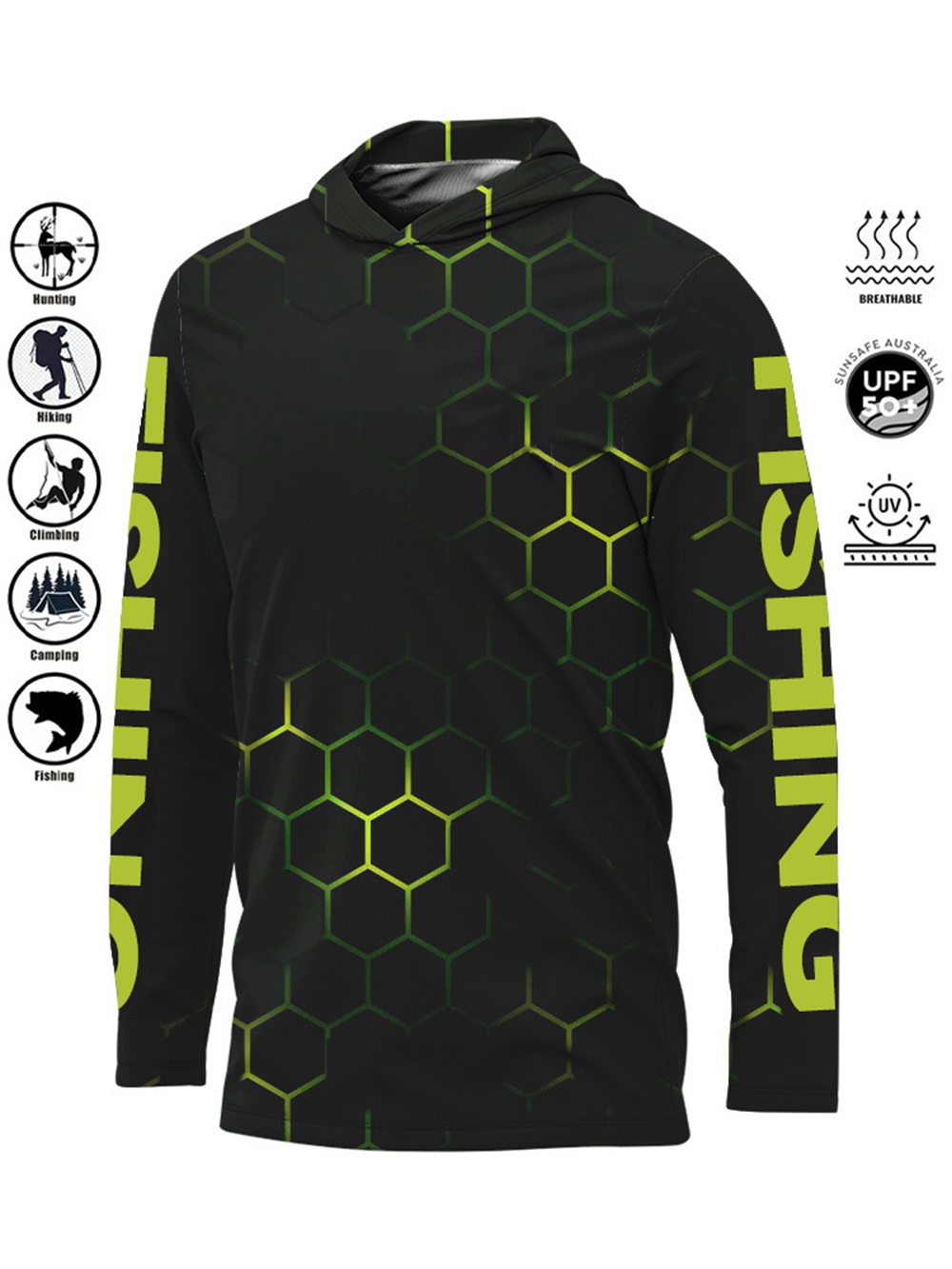 MALFC Hood Fishing Shirt Fishi – обзор и цена Fishing Shirt Uv Protection